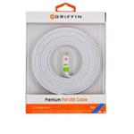 کابل ۳ متری Griffin Premium Flat USB to lightning Cable