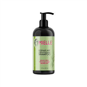 شامپو تقویت کننده رزماری نعناع میله ارگانیکس Mielle Rosemary Mint Strengthening Shampoo