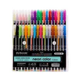 خودکار مدل نئونی پاستلی مجموعه 36 عددی