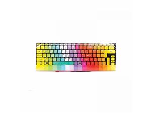 برچسب فانتزی کیبورد طرح رنگین   Colorful Fantasy Keyboard Sticker