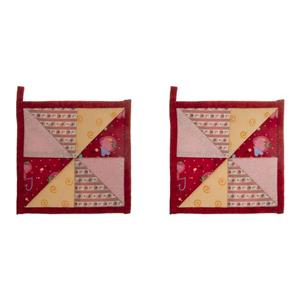 دستگیره اشپزخانه طرح مثلثی قرمز