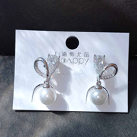 گوشواره مروارید آویز کد 300007