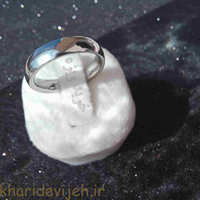 حلقه نقره ای استیل کد 501095
