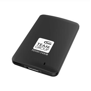 حافظه اس اس دی اکسترنال تیم گروپ مدل پی دی 500 با ظرفیت 240 گیگابایت PD500 240GB Portable SSD Drive