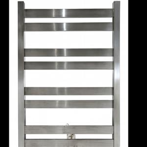 حوله خشک کن استیل 304 فلت کروم براق سایز 50*60 سانت