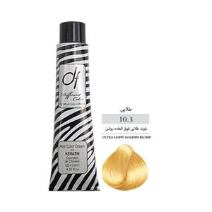رنگ مو دیفرنت شماره 10.3 حجم 125 میلی لیتر رنگ بلوند طلایی فوق العاده روشن