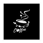 تابلو مینیمال رومادون طرح Coffee کد 2447