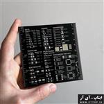 خط کش PCB کاملترین خط کش اطلاعات قطعات الکترونیک و SMD و DIP جهت طراحی آسان مدارات الکترونیک / جنس پلکسی / ضد آب / دو طرفه / اطلاعات پکیج قطعات انواع آیسی مقاومت دیود رگولاتور