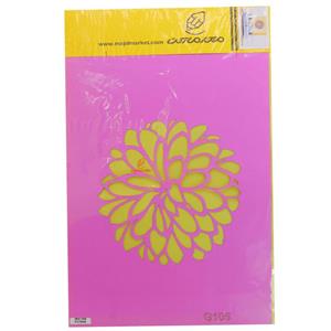 شابلون استنسیل 30*40 طرح گل کد G105 مجد