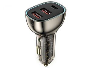 شارژر فندکی فست شارژ یو اس بی و تایپ سی 90 وات ویوو Wi-QC013