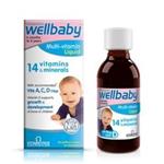 شربت مولتی ویتامین ول بیبی Wellbaby حاوی ویتامین های A,C,D