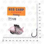 قلاب ماهیگیری  RED CARP کپوری مدل Iseama سایز 0/1 بسته ۱۰ عددی