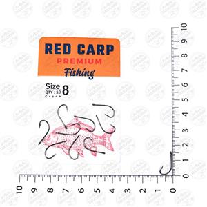قلاب ماهیگیری RED CARP کپوری مدل Crank سایز 8 بسته ۱۰ عددی 