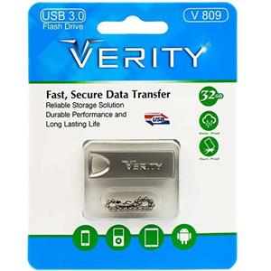 فلش وریتی V809 USB3.0 ظرفیت 128 گیگابایت ا Verity V809 USB3.0 128GB Flash Memory کد 3743 