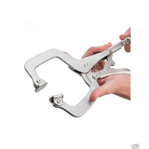 انبر قفلی C شکل ایران پتک مدل HE 1110 سایز 11 اینچ Iran Potk Locking Clamp HE1110