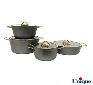 سرویس قابلمه فلورانس درب فلت 8پارچه یونیک مدل UN-8402