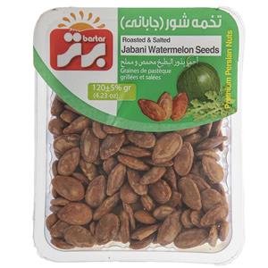 تخمه جابانی شور برتر وزن ۱۲۰ گرم