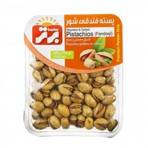 پسته فندقی شور برتر وزن ۲۰۰ گرم
