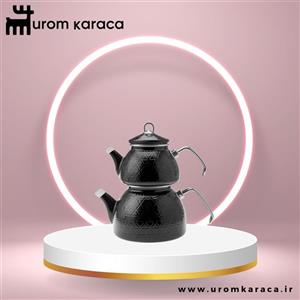 کتری قوری کاراجا مدل kristal مشکی