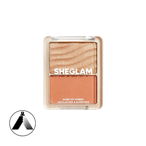 رژگونه و هایلایتر شیگلم مدل GLAM 101 HYBRID