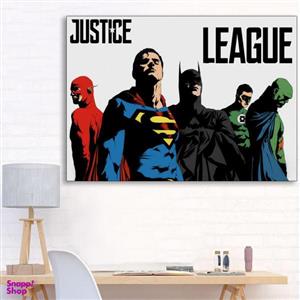 تابلو شاسی گالری استاربوی طرح سوپرمن و بتمن مدل Justice League 5