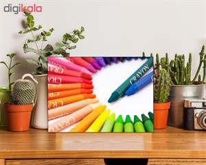 تابلو شاسی گالری استاربوی طرح مداد شمعی مدل Amazing 114