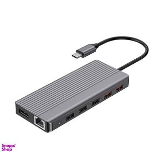 هاب USB-C پاورولوجی 12 پورت مدل P121HBCGY