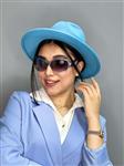 عینک آفتابی زنانه نقره ای بیضی برند سوارسکی یووی400