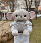 عروسک فیل لباس کبریتی اورجینال 40cm کد Q_16