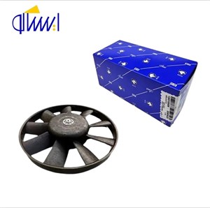 پروانه فن پیچی رادیاتور 9 پره شرکتی ایساکو مناسب برای پژو 405