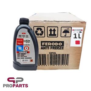 ضد یخ قرمز فردو 1 کیلوگرمی کارتن 12 عددی مناسب برای خودروهای هیوندا و کیا