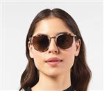 عینک آفتابی زنانه لاک پشتی فریم مشکی و طلایی برند Accessories