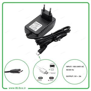 آداپتور 5 ولت 3 آمپر میکرو USB دستگاههای کارت خوان