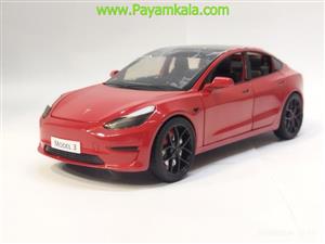 ماکت تسلا 3 (TESLA 3 XLG)(1:24) قرمز
