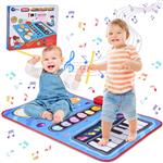 اسباب بازی فرش موزیکال کودک مدل پیانو و درام 2 در 1_اسباب بازی