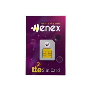  سیم کارت اینترنت td-lte وینکس همراه با بسته 25 گیگ سه ماهه