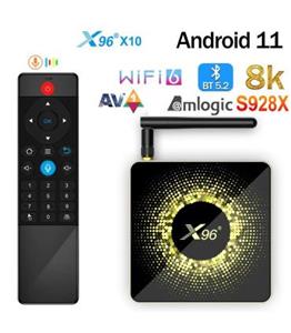 اندروید باکس EnyBox مدل X96 X10 با CPU Amlogic S928x و حافظه داخلی 64 و رم 8