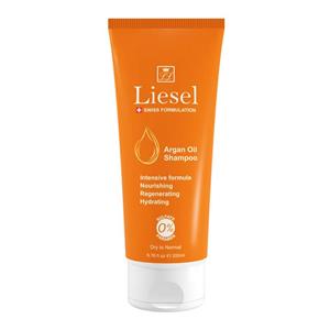 شامپو روغن آرگان مناسب موهای خشک 200 میلی لیتر لایسلLiesel