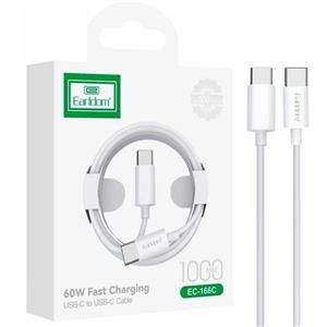 کابل USB-C ارلدام مدل EC-166c PD60W طول 1 متر