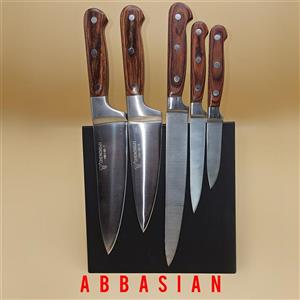 چاقوی آشپزخانه با استند مگنتی ( مغناطیسی ) ۶ پارچه