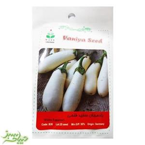 بذر بادمجان سفید قلمی  آذر سبزینه مدل A188