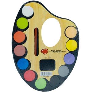 آبرنگ پالتی 12 رنگ سایز کوچک KDS-8025
