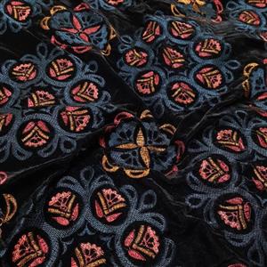 پارچه مخمل سوزندوزی هندی رنگ 53 دهلی