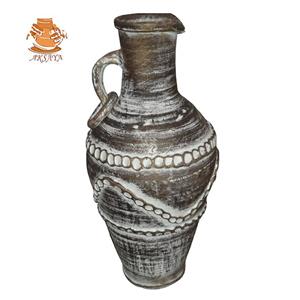 گلدان سفالی پتینه ارتفاع ۷۰ سانتی متر