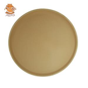 سینی سفالی خام مدل گرد قطر ۲۵ سانتی متر