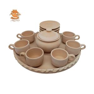سرویس قهوه خوری سفالی مدل قهوه خوری ۱۵ پارچه