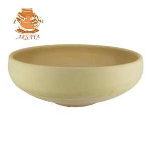 کاسه سالادخوری سفالی قطر ۲۵ سانتی متر