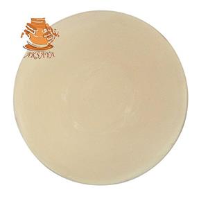 بشقاب سفالی خام قطر ۳۵ سانتی متر 