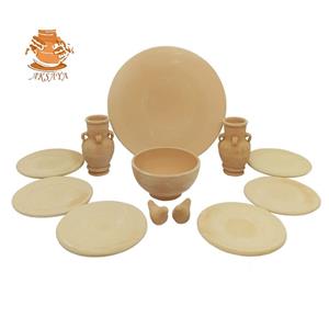 هفت سین سفالی خام مدل گرد کد HS101