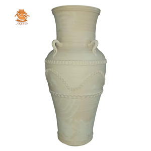 گلدان سفالی مدل سنتی طرح خمره ارتفاع ۶۰ سانتی متر